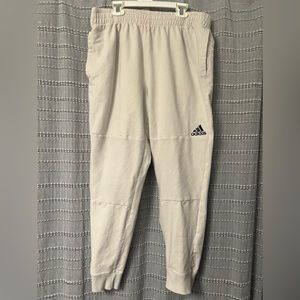 Adidas joggers pants in bone color